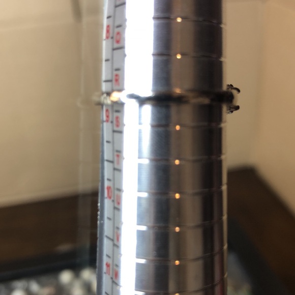 Tourmaline Sterling Silver Single Band Ring w Seven Faceted Oval Gems Sz 8-3/4 - Picture 9 of 17